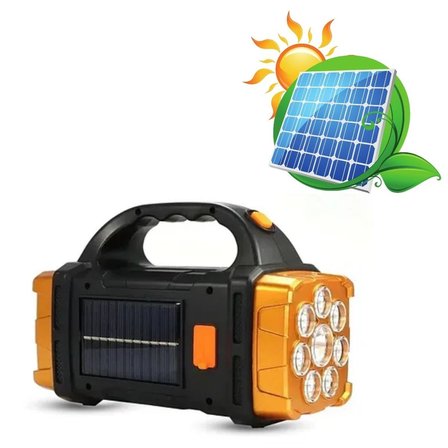 Roichil® Çok Fonksiyonlu Elde Güneş Enerjili Lamba – 38W