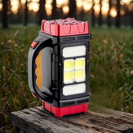 Roichil® Çok Fonksiyonlu Elde Güneş Enerjili Lamba – 38W