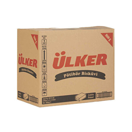 Ülker Pötibör Bisküvi 800 Gr x 6 Adet