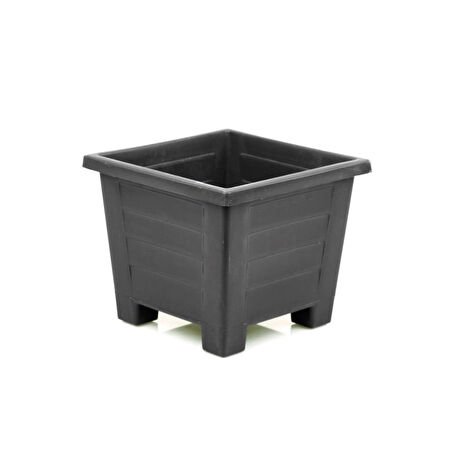 Omnipazar  SY-5846 Dekoratif Plastik Kare Ayaklı Saksı 7 Litre No 3