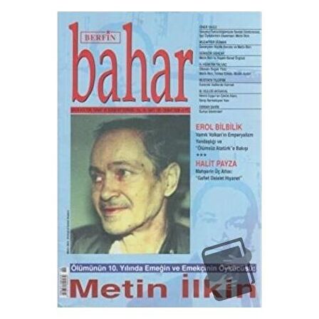 Berfin Bahar Aylık Kültür, Sanat ve Edebiyat Dergisi Sayı: 120