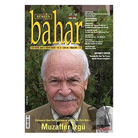 Berfin Bahar Aylık Kültür, Sanat ve Edebiyat Dergisi Sayı: 146