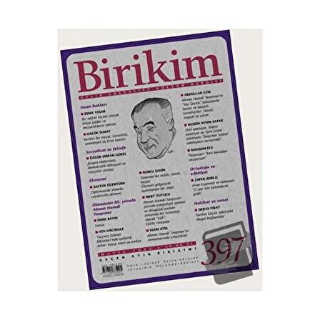 Birikim Aylık Sosyalist Kültür Dergisi Sayı: 397