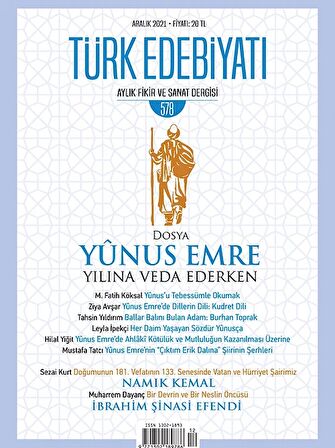 Türk Edebiyatı 578.Sayı Aralık 2021