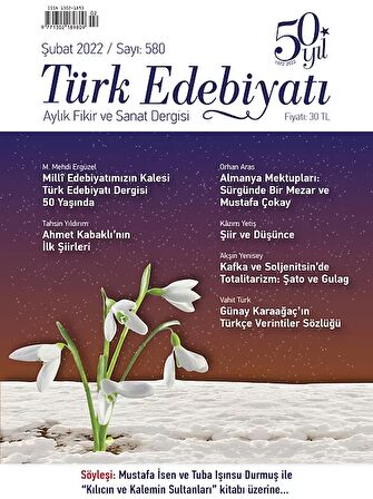 Türk Edebiyatı 580.Sayı Şubat 2022