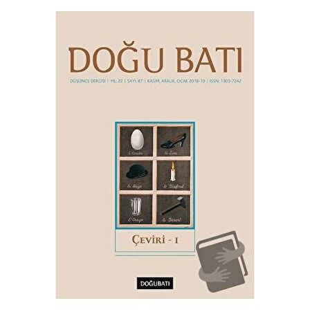 Doğu Batı Düşünce Dergisi Yıl: 22 Sayı: 87 - Çeviri - 1