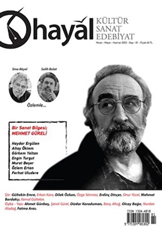 Hayal Kültür Sanat Edebiyat Dergisi Sayı: 81