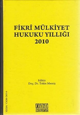 Fikri Mülkiyet Hukuku Yıllığı 2010