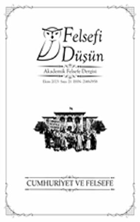 Felsefi Düşün Sayı:21 Cumhuriyet ve Felsefe
