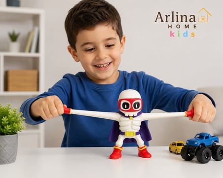 Arlina Home Kids Stumble Guys Super Bones Karakter Figürü Esnek Oyuncak