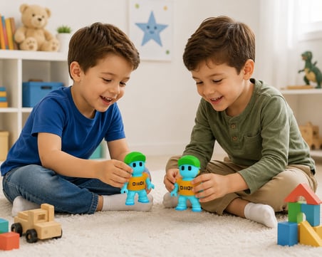 Stumble Guys Robot Guy Karakter Figürü Esnek Oyuncak