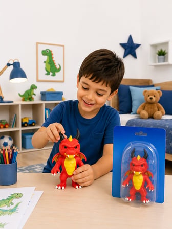Stumble Guys  Esnek Fiğür Oyuncak Inferno Dragon