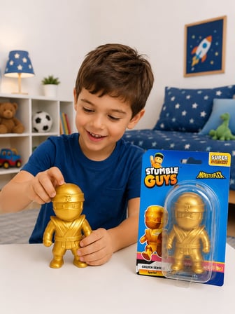 Stumble Guys  Esnek Fiğür Oyuncak Golden Sensei