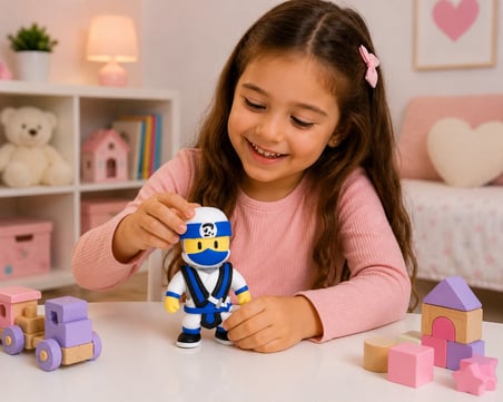 Arlina Home Kids Stumble Guys Shiro Karakter Figürü Esnek Oyuncak