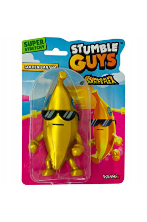 MonsterFlex Stumble Guys Stretch Figür - Golden Banana