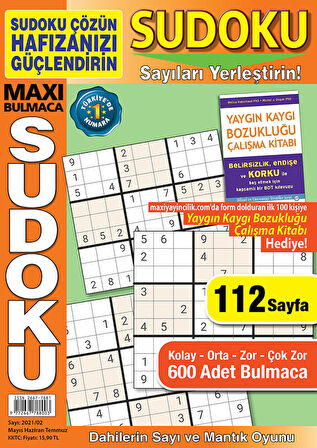 Maxi Bulmaca Sudoku 006