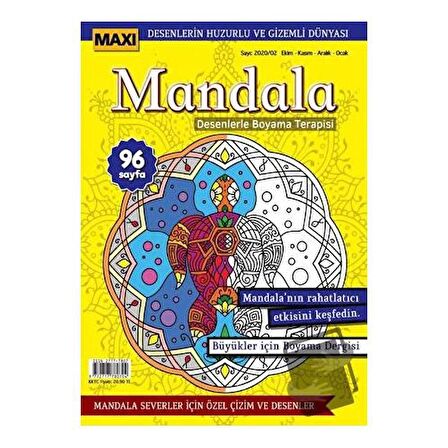 Maxi Mandala Desenlerle Boyama Terapisi 2