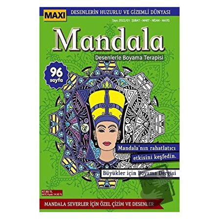 Maxi Mandala Desenlerle Boyama Terapisi 6