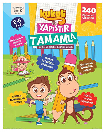 KUKULİ İLE YAPIŞTIR TAMAMLA 7