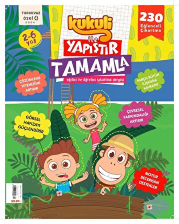 KUKULİ İLE YAPIŞTIR TAMAMLA 4