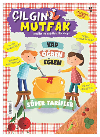  EĞLENCELİ ÇOCUK-ÇILGIN MUTFAK 1 YIL ABONELİK ( YILDA 3 SAYI )