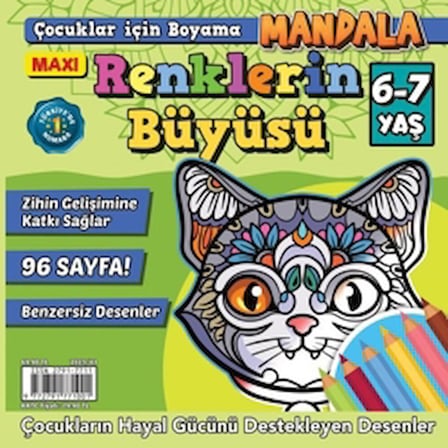 Maxi Renklerin Büyüsü Çocuklar İçin Boyama 5