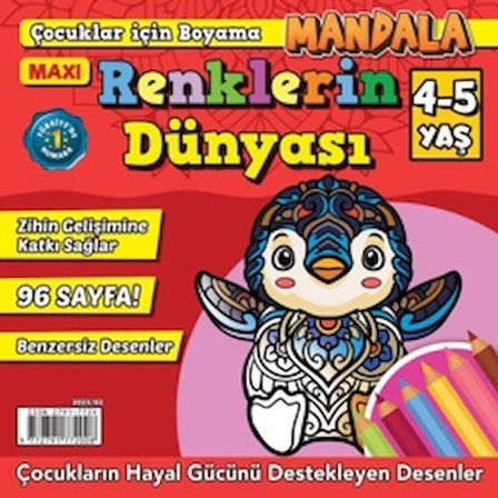 Maxi Renklerin Dünyası- Çocuklar İçin Boyama 6