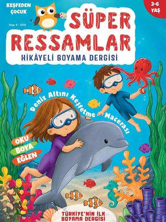  SÜPER RESSAMLAR 1 YIL ABONELİK ( YILDA 4 SAYI )