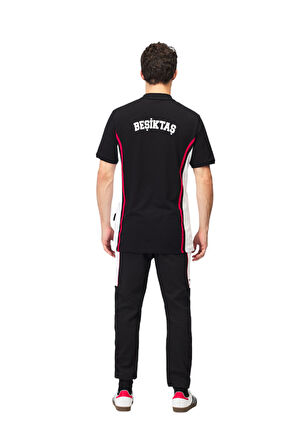  Beşiktaş Orijinal Lisanslı Siyah Polo Yaka T-Shirt