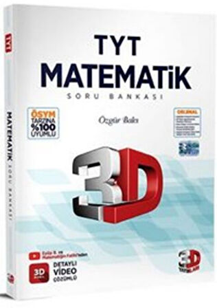 2026 TYT Matematik Soru Bankası Seti 3D Orijinal