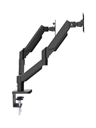 Hk Tech 13-32'' Amortisörlü Stand Çift Kol Lcd-Led Gaming Monitör Tutucu Stand Askı Aparatı