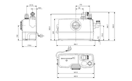 Grundfos SOLOLIFT2 WC-1 Öğütücülü Atık Su Transfer İstasyonu