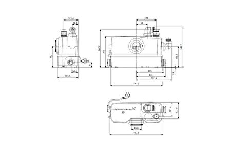 Grundfos SOLOLIFT2 WC-3 Öğütücülü Atık Su Transfer İstasyonu