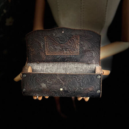 Hakiki Deri, El Yapımı Kadın Çanta, Kadın Cüzdan Larissa v116