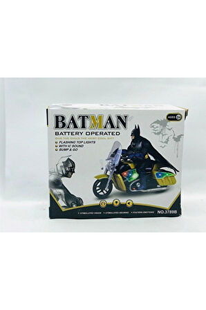 Oyuncak Batman Motor Işıklı Sesli Çarp Dön Oyuncak Motor Süper Kahramanlar