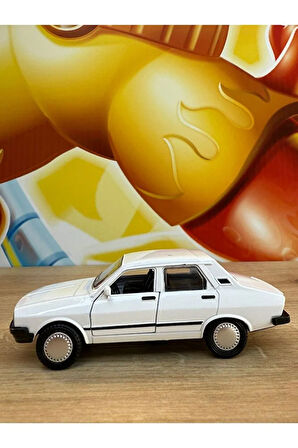 Çek Bırak Renault Toros 1/36 Ölçek 13cm Metal Araba Sesli Işıklı Toros Nostaljik Araba