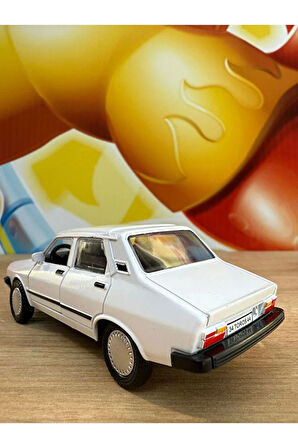 Çek Bırak Renault Toros 1/36 Ölçek 13cm Metal Araba Sesli Işıklı Toros Nostaljik Araba