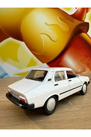 Çek Bırak Renault Toros 1/36 Ölçek 13cm Metal Araba Sesli Işıklı Toros Nostaljik Araba