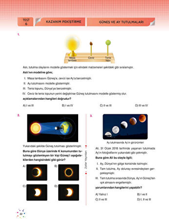2025 MEB Uyumlu - 6. Sınıf Fen Bilimleri Soru Bankası, Zafer Yayınları