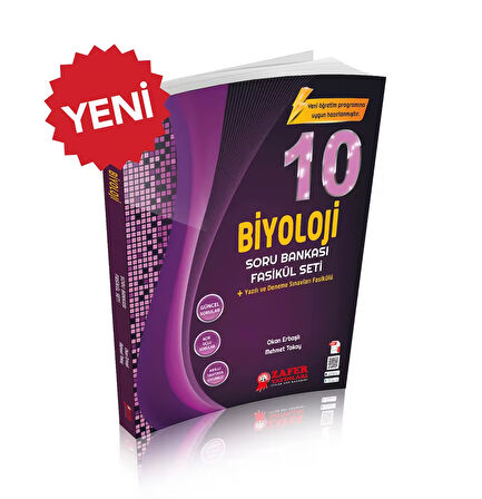 Zafer Yayınları 10. Sınıf BİYOLOJİ Soru Bankası Fasikül Seti - YENİ