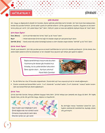 ZAFER YAYINLARI 6. SINIF TÜRKÇE SORU BANKASI FASİKÜL SETİ