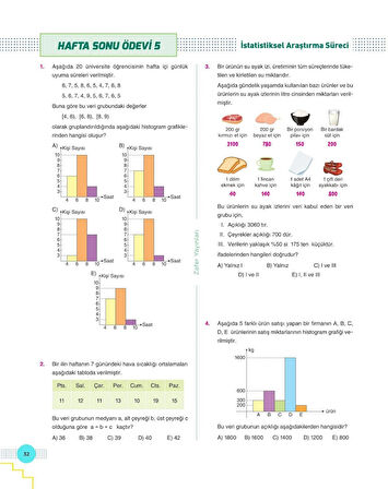 ZAFER YAYINLARI 9. SINIF MATEMATİK MODU FASİKÜL SETİ
