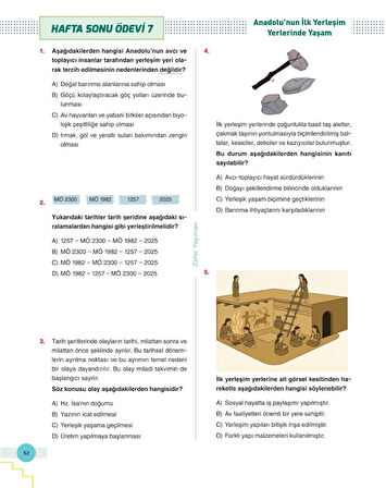 ZAFER YAYINLARI 5. SINIF SOSYAL BİLGİLER MODU FASİKÜL SETİ