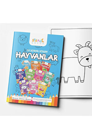 Ilk Boyama Kitabım - Hayvanlar (BÜYÜK RESİMLİ BOYAMA KİTABI)