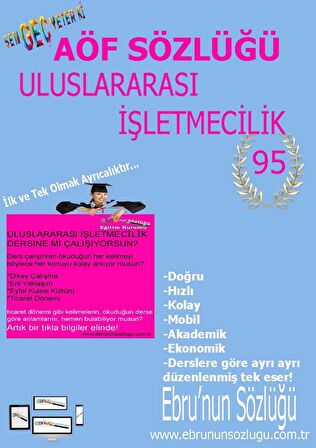 AÖF İİBF Ebrunun Sözlüğü-Uluslararası İşletmecilik E Sözlük