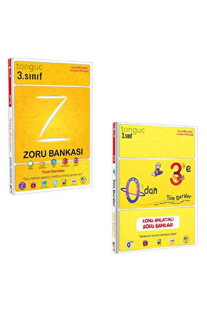 3. Sınıf Tüm Dersler Zoru Bankası + 0'dan 3'e Konu Anlatımlı Soru Bankası