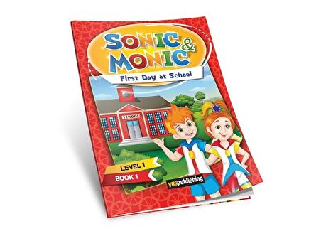 Sonic&Monic Level 1 Book 1 First Day at School