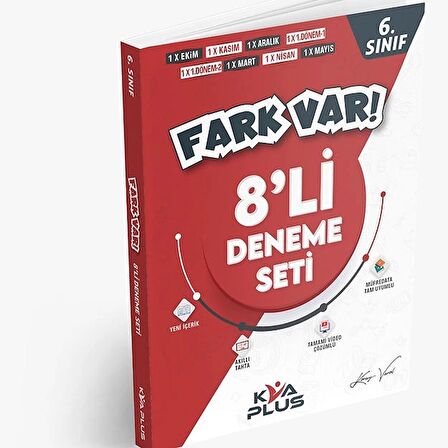 KORAY VAROL YAYINLARI 6. SINIF TÜM DERSLER 8'Lİ DENEME SETİ