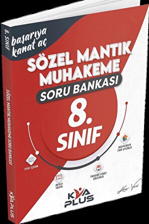 KORAY VAROL YAYINLARI 8.SINIF SÖZEL MANTIK - MUHAKEME SORU BANKASI