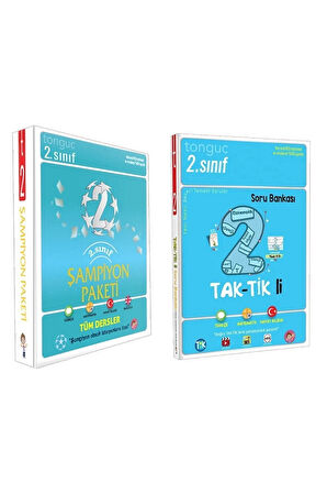 2. Sınıf Şampiyon Paketi + Taktikli Tüm Dersler Soru Bankası